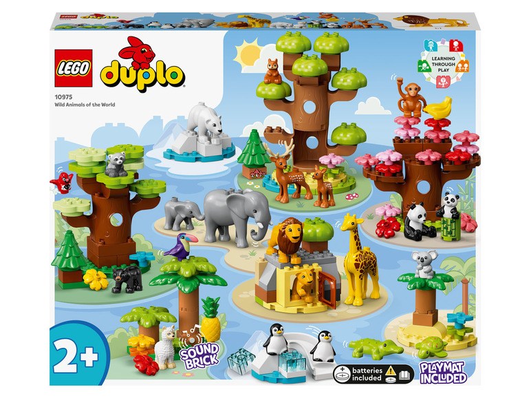 LEGO® DUPLO® 10975 Divoká zvířata světa